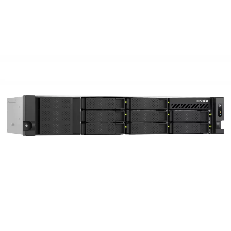 QNAP TS-855EU-8G NAS/Storage Server Rack (2U) Intel Atom® C5125 8 GB DDR4 0 TB QuTS hero Black