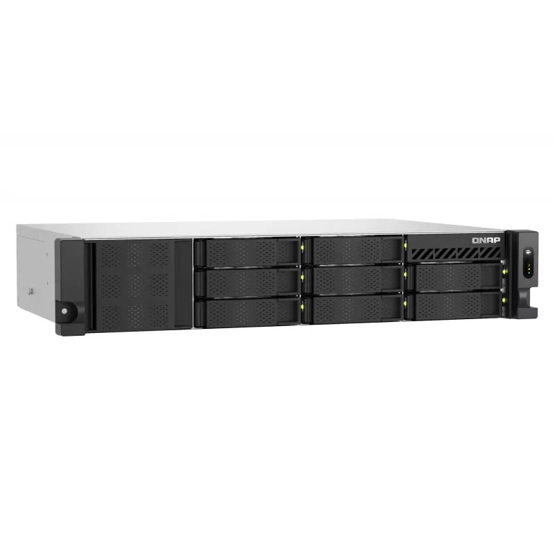 QNAP TS-855EU-8G NAS/Storage Server Rack (2U) Intel Atom® C5125 8 GB DDR4 0 TB QuTS hero Black
