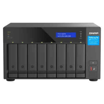 QNAP TVS-H874T-I9-64G NAS/Storage Server Tower Intel® Core™ i9 64 GB DDR4 0 TB QNAP QTS Schwarz