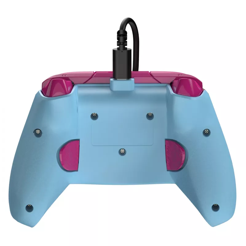 PDP REMATCH GLOW Advanced kabelgebundener Controller Android Dreams, im Dunkeln leuchtend, für Xbox Series X|S, Xbox One, PC, USB-C, 2,43 m Kabel, Mehrfarbig
