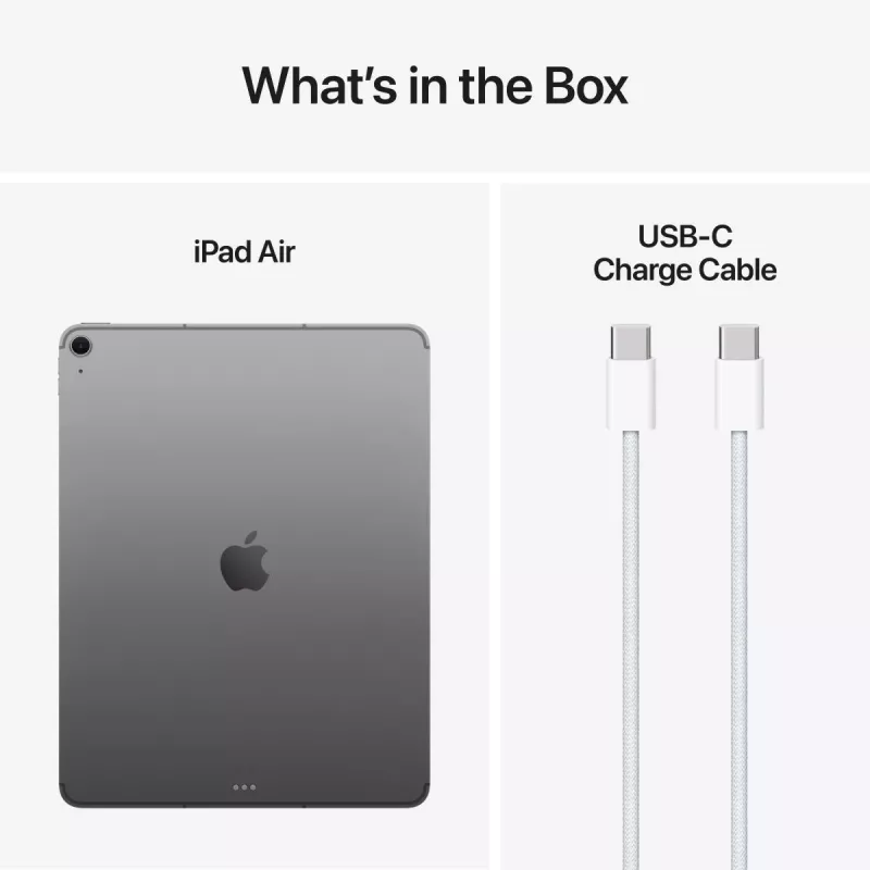 APPLE iPad Air (2025) - M3 - 13 Zoll - 7. Generation - Wi-Fi + Cellular - 256 GB - Space Gray