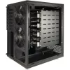 Inter-Tech IPC NAS-8 Mini-NAS-Gehäuse, 8 Laufwerksschächte, ITX/Micro-ATX/ATX, Schwarz