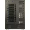 Inter-Tech IPC NAS-8 Mini-NAS-Gehäuse, 8 Laufwerksschächte, ITX/Micro-ATX/ATX, Schwarz