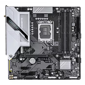GIGABYTE B760M GAMING PLUS WIFI DDR4 Mainboard – Unterstützt Intel Core CPUs der 14. Gen., 4+1+1 Phasen VRM, bis zu 5333 MHz DDR4 (OC), 2x PCIe 4.0 M.2, Wi-Fi 6, 1 GbE LAN, USB 3.2 Gen 1