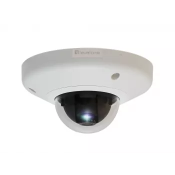 LevelOne HUBBLE Fixed Dome IP-Netzwerkkamera, 3 Megapixel, 802.3af PoE, vandalismusgeschützt