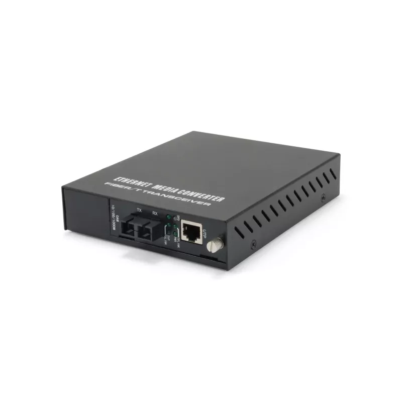 LevelOne RJ45 auf SC Managed Gigabit Medienkonverter, Einmodenfaser, 20 km