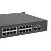 LevelOne 34-Port Fast-Ethernet-PoE-Switch, 802.3at/af PoE, 32 PoE-Ausgänge, 2 x Gigabit RJ45, 630W