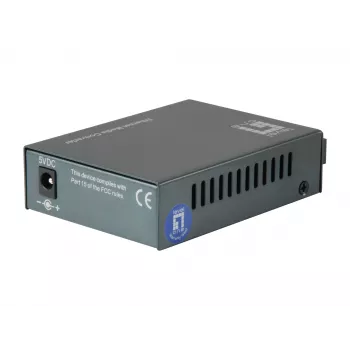 LevelOne RJ45 auf SC Fast Ethernet Medienkonverter, Singlemode-Faser, 1550nm, 120km