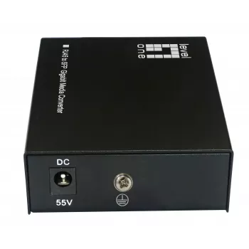 LevelOne RJ45 auf SFP Gigabit Medienkonverter, 802.3bt 90W PoE PSE
