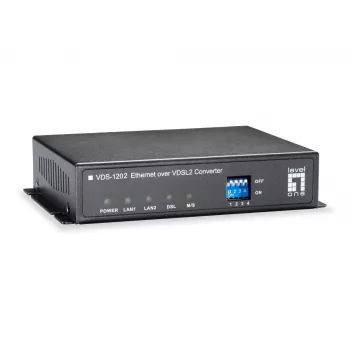 LevelOne VDS-1202 Netzwerk-Mediakonverter 100 Mbit/s Grau