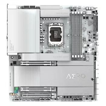GIGABYTE Z890 AERO D Motherboard - Unterstützt Intel Core Ultra (Serie 2) CPUs, 16+1+2 Phasen VRM, bis zu 9500MHz DDR5 (OC), PCIe 5.0 M.2, Wi-Fi 7, Thunderbolt 5