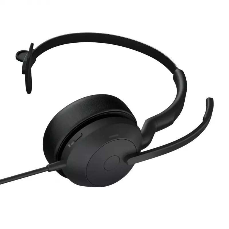 Jabra Evolve2 50 Headset Kabelgebunden Kopfband Büro/Callcenter USB Typ-C / USB Typ-A Bluetooth Schwarz