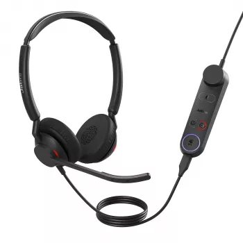 Jabra Engage 50 II - (50 II Link) USB-C/A UC Stereo, Kabelgebunden, Büro/Callcenter, 152 g, Headset, Schwarz