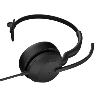 Jabra Evolve2 50 Headset Kabelgebunden Head-band Büro/Callcenter USB Type-C / USB Type-A Bluetooth Schwarz