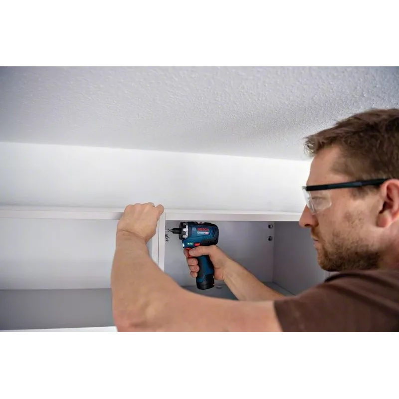Bosch GSR 12V-35 1750 U/min Schwarz, Blau, Rot