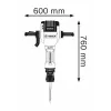 Bosch GSH 27 VC Professional Abbruchhammer, 2000 W, 62 J
