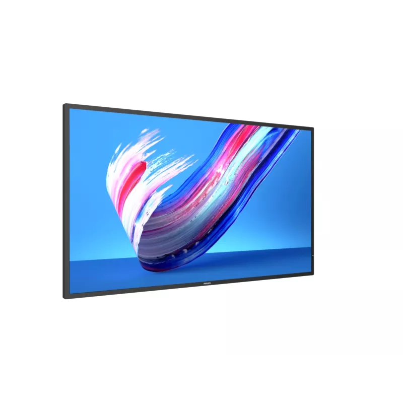 Philips Q-Line 43BDL3650Q 109,2 cm (43") Digital-Signage-Display, LCD, 4K UHD 3840 x 2160, 400 cd/m², WLAN, LAN, 2x HDMI, eingebauter Prozessor, Android 10, 18/7, Schwarz