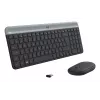 LOGITECH schlank Wireless Tastatur And Maus Combo Mk470 - Graphite - Azerty Französisch