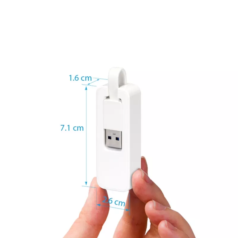 TP-Link UE200 USB-2.0-Netzwerkadapter, Ethernet 10/100 MBit/s, weiß