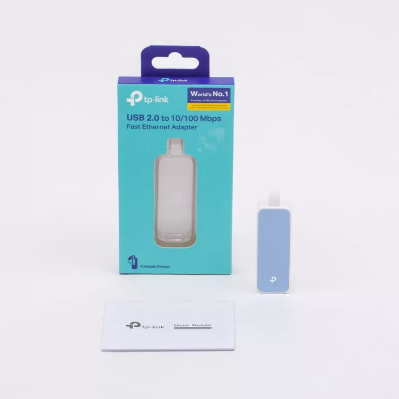TP-Link UE200 USB-2.0-Netzwerkadapter, Ethernet 10/100 MBit/s, weiß
