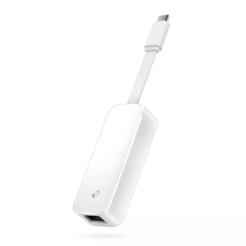 TP-Link UE330C USB-C-Hub mit 3 USB-3.0-Anschlüssen und Gigabit-Ethernet, Weiß