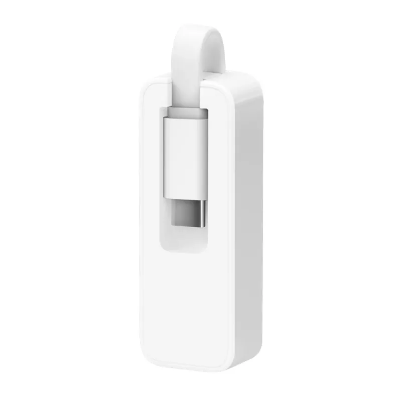 TP-Link UE330C USB-C-Hub mit 3 USB-3.0-Anschlüssen und Gigabit-Ethernet, Weiß