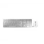 CHERRY DW 9100 schlank Tastatur Maus enthalten Universal RF Wireless + Bluetooth QWERTY UK Englisch Silber