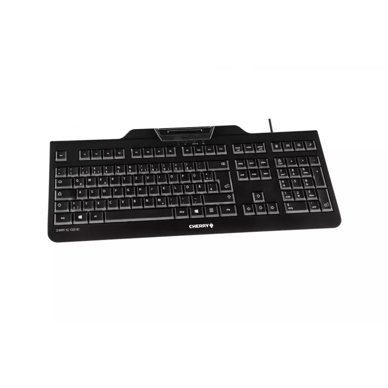 CHERRY KC 1000 SC Tastatur Büro USB QWERTY US English Schwarz