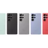 Cover Samsung Galaxy S25 Ultra Silikon-Hülle Rot Monochromatisch