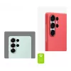 Cover Samsung Galaxy S25 Ultra Silikon-Hülle Rot Monochromatisch