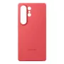 Cover Samsung Galaxy S25 Ultra Silikon-Hülle Rot Monochromatisch