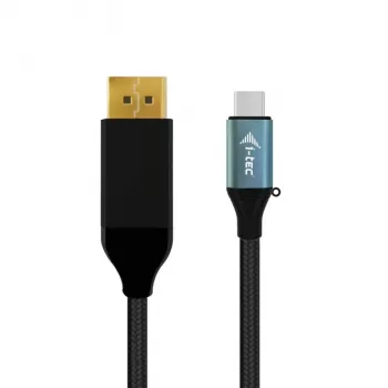 i-tec USB-C DisplayPort Kabeladapter 4K / 60 Hz 200 cm, 2 m, USB Type-C, DisplayPort, Stecker, Stecker, 3840 x 2160 Pixel