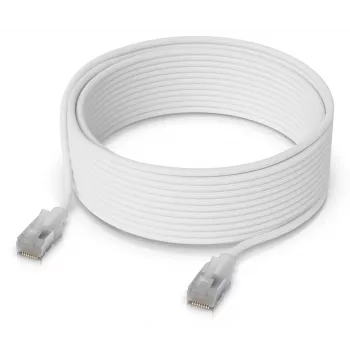 Ubiquiti UniFi Etherlighting Patchkabel, 12 m, Cat6, Weiß (UACC-Cable-Patch-EL-12M-W)