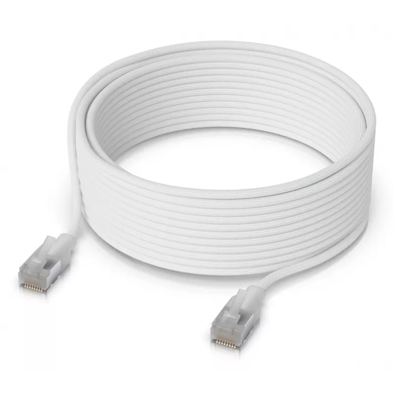 Ubiquiti UniFi Etherlighting Patchkabel, 12 m, Cat6, Weiß (UACC-Cable-Patch-EL-12M-W)