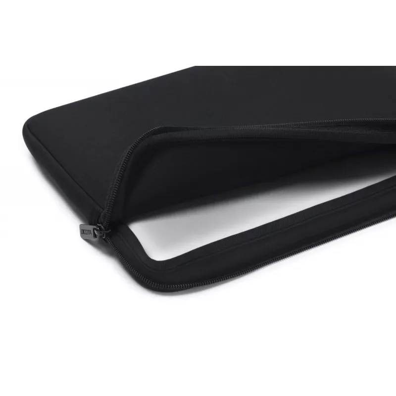 DICOTA Perfect Skin - 12-12.5in Notebook-Sleeve - Schwarz / Synthetisches Neopren mit 100% recyceltem Obermaterial