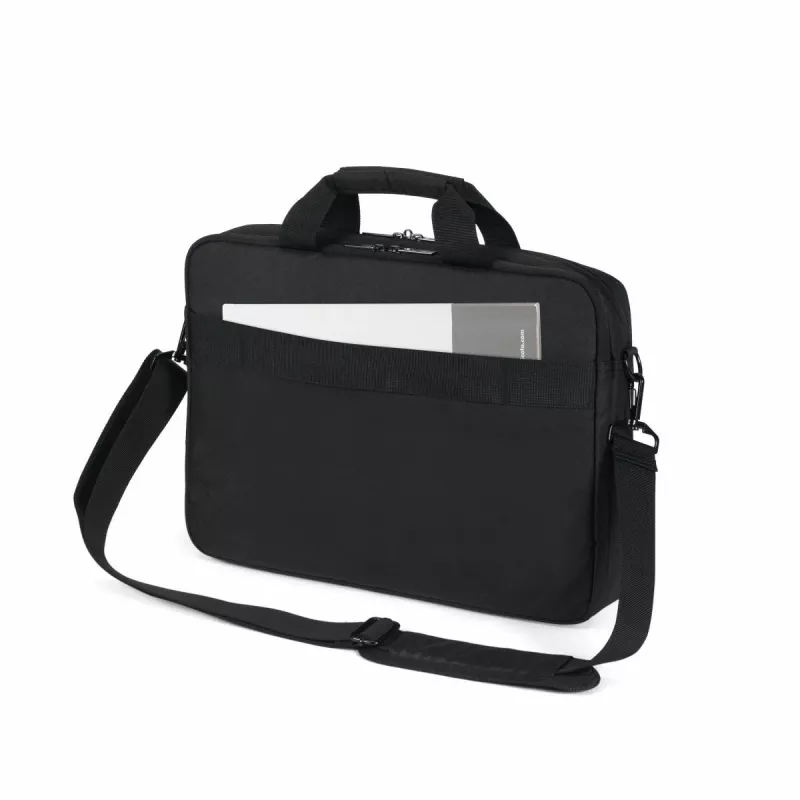 DICOTA Eco Top Traveller Core – 13–14,1 Zoll Notebook-Tasche – Schwarz / 300D 100 % recyceltes PET-Polyester