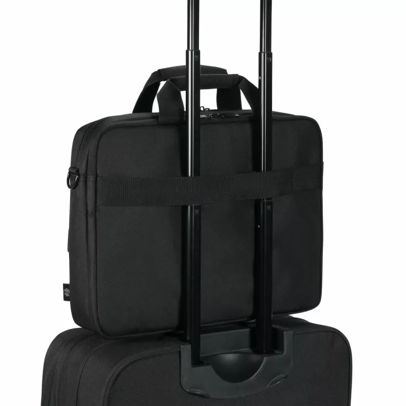DICOTA Eco Top Traveller Core – 13–14,1 Zoll Notebook-Tasche – Schwarz / 300D 100 % recyceltes PET-Polyester