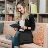 DICOTA schlank Eco Motion - 14-15,6 Zoll Notebook-Tasche - Schwarz / 600d Rpe Polyester