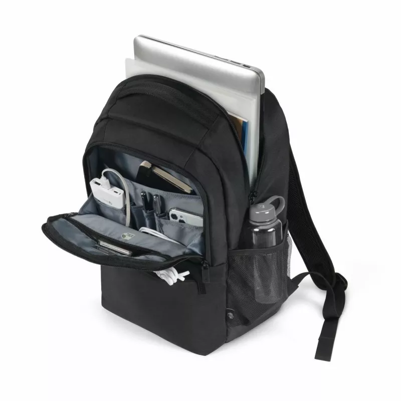 DICOTA Eco Core - 15-17.3in Notebook-Rucksack - Schwarz / 300d 100% recyceltes PET-Polyester