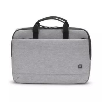 DICOTA schlank Eco Motion - 14-15.6in Notebook Case - Hellgrau / 600d Rpe Polyester