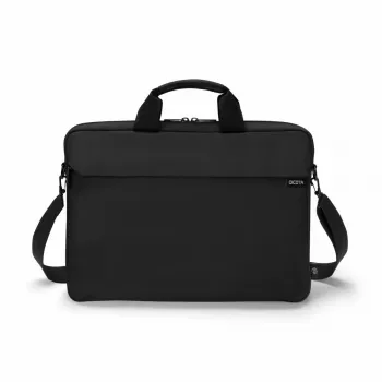 DICOTA schlank Case One - 13-14.1in Notebooktasche - Schwarz / 300d recyceltes PET-Polyester