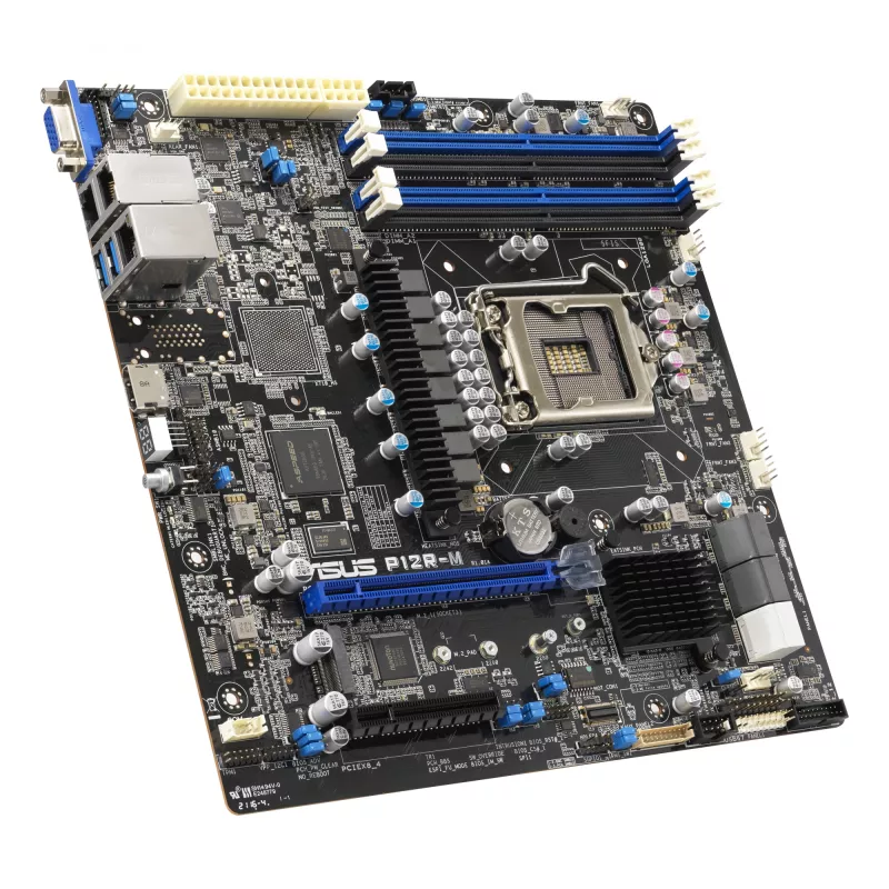 ASUS P12R-M Server-Mainboard, micro ATX, LGA 1200, Intel C252