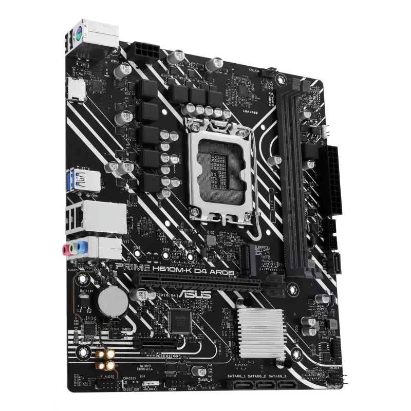 ASUS PRIME H610M-K D4 ARGB Intel H610 LGA 1700 micro ATX
