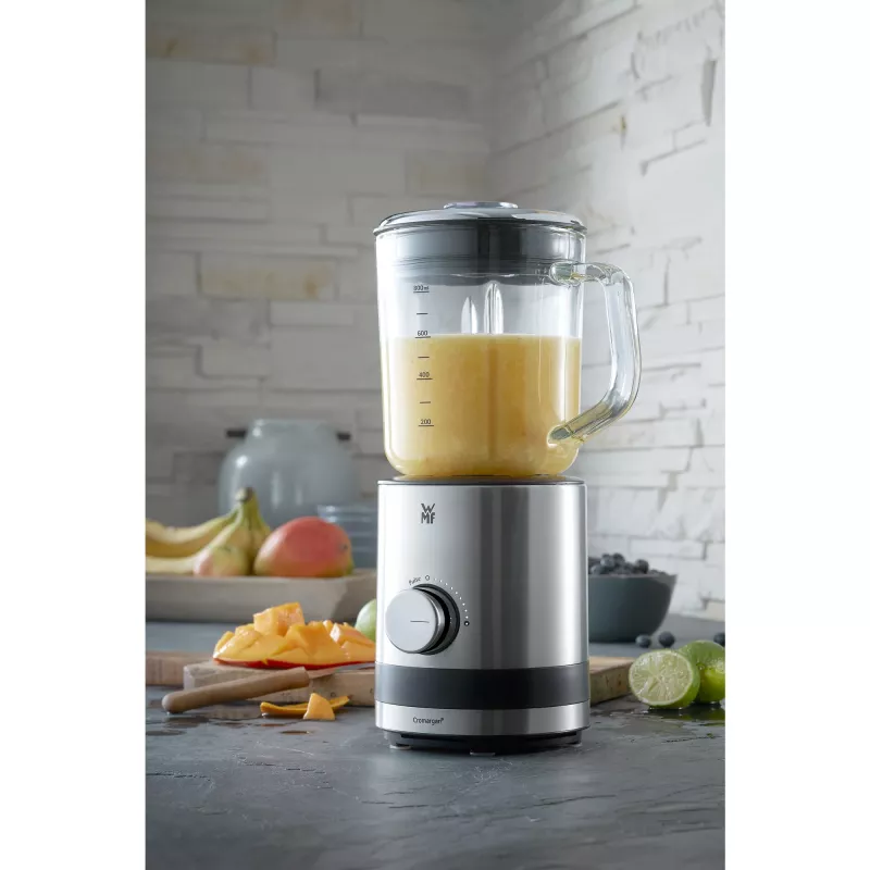 WMF KITCHENminis 0416490011 0,8 L Tischmixer 400 W Schwarz, Edelstahl, Transparent