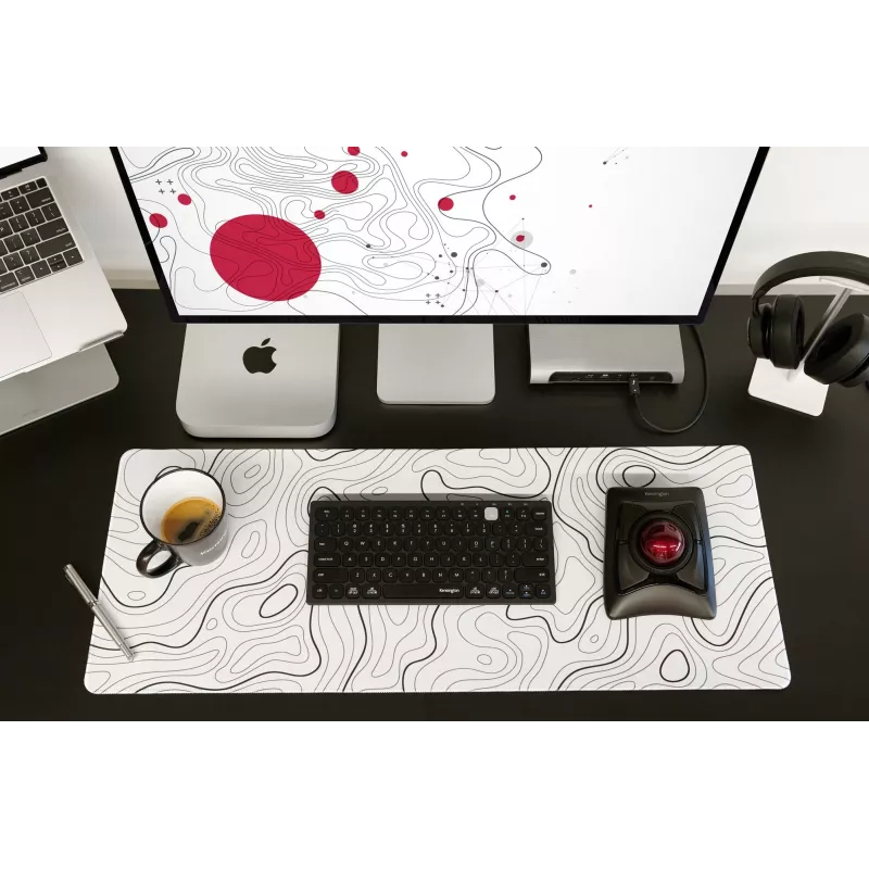 Kensington Expert Maus Wireless Trackball, beidhändig, optisch, RF Wireless + Bluetooth, 400 DPI, Schwarz