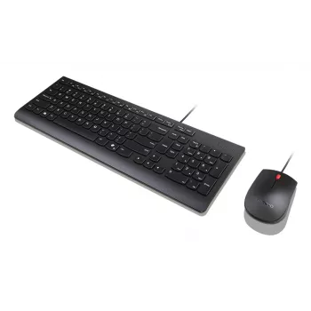 Lenovo 4X31R64414 Tastatur Maus enthalten Universal USB Deutsch Schwarz