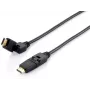 Equip Swivel HDMI 2.0 Kabel, 1 m, drehbarer Stecker