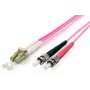 Equip LC/ST LWL-Patchkabel, OM4, 0.5m, 0.5 m, OM4, LC, ST