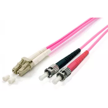 Equip LC/ST Glasfaser-Patchkabel, OM4, 2m