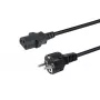Equip 112110 Netzkabel Schwarz 1,8 m CEE7/7 IEC C13